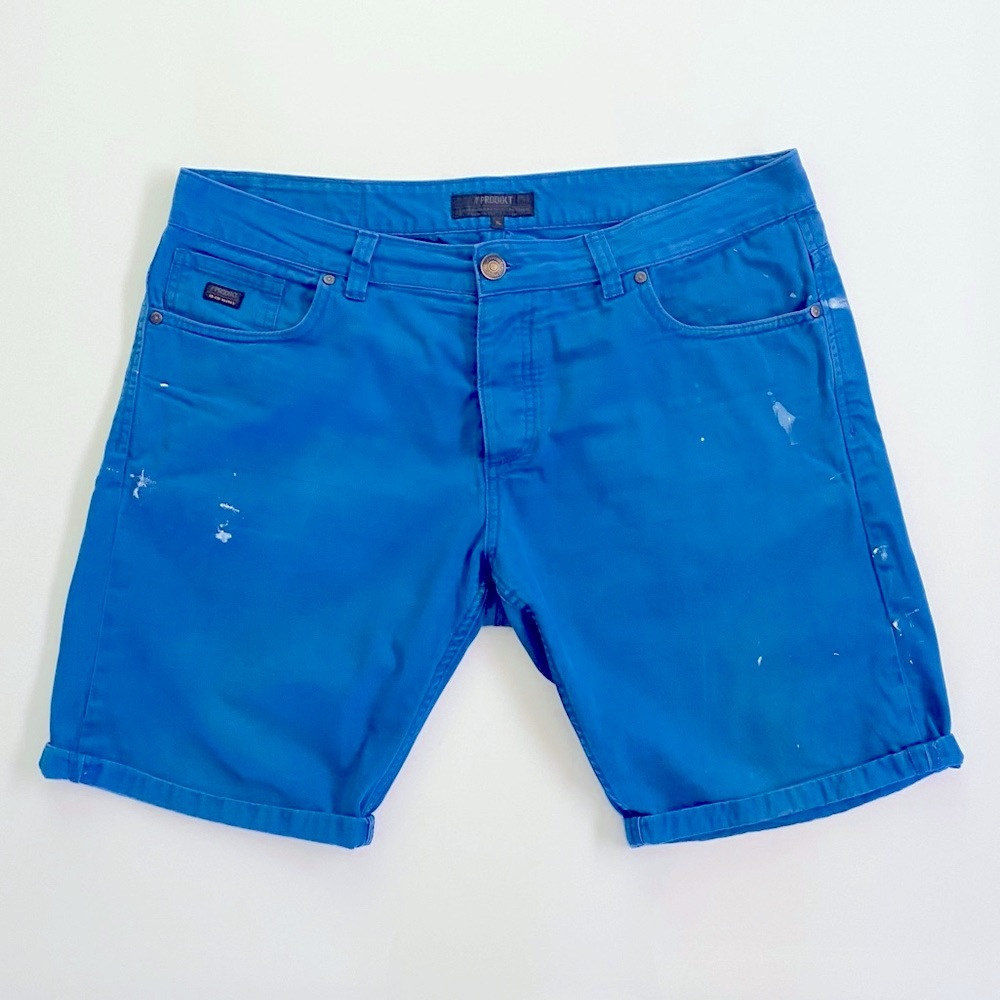 Men's | Produkt | Flat Front Shorts | Blue | XL